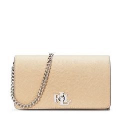 Torebka LAUREN RALPH LAUREN. Brązowe torebki klasyczne Lauren Ralph Lauren, bez wzorów, bez dodatków. Za 839.99 zł.