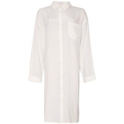 Koszula damska PROTEST RENEE. Białe koszule Protest, bez wzorów, casualowe, bez kołnierzyka, bez ramiączek. W wyprzedaży za 205.27 zł.