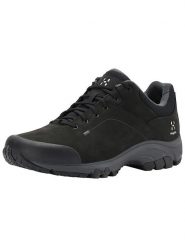 Haglöfs Skórzane buty turystyczne "Ridge" w kolorze czarnym rozmiar: 42 2/3. Czarne trekkingi Haglöfs, z gumy, outdoorowe. Za 334.60 zł.