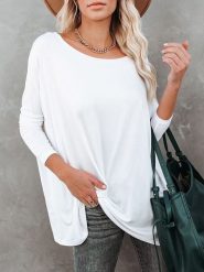 Milan Kiss Koszulka w kolorze białym rozmiar: M. Białe bluzki Milan Kiss, m, bez wzorów, bez kołnierzyka, bez ramiączek. Za 113.99 zł.