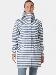 Płaszcz Przeciwdeszczowy Damski Helly Hansen Moss. Białe płaszcze Helly Hansen, s, bez wzorów, z materiału, bez kaptura. Za 483.65 zł.
