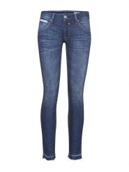 Herrlicher Dżinsy - Skinny fit - w kolorze granatowym rozmiar: W24. Niebieskie jeansy Herrlicher, bez wzorów. Za 162.49 zł.