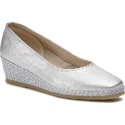 Espadryle SPIFFY - E-81478-80 Plata 005. Szare espadryle Spiffy, bez wzorów, z materiału, bez obcasa, na koturnie, bez zapięcia. W wyprzedaży za 239.00 zł.