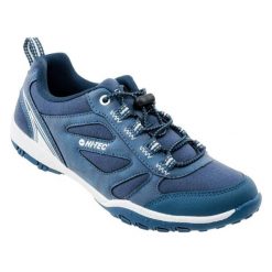 Buty Do Chodzenia Damskie Manisa. Białe obuwie sportowe Hi-tec, bez zapięcia, trekkingowe. Za 182.99 zł.