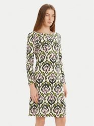Weekend Max Mara Sukienka codzienna Rampur 2515621031 Zielony Regular Fit. Zielone sukienki Weekend Max Mara, na co dzień, xl, bez wzorów, z bawełny, bez kołnierzyka, bez ramiączek, proste. Za 589.99 zł.