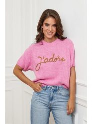 L'armoire de Suzette Sweter w kolorze jasnoróżowym rozmiar: 34/36. Różowe swetry L'armoire de Suzette, l, bez wzorów, z wełny, bez ramiączek. Za 143.56 zł.