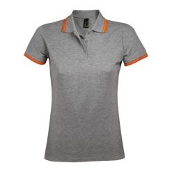 Damska Koszulka Polo Pasadena. Brązowe koszulki polo SOL'S, bez wzorów, bez ramiączek. Za 106.99 zł.