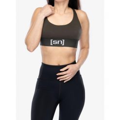 Stanik sportowy Super.natural Super Top. Zielone bielizna sportowa super.natural, xs, bez wzorów. Za 156.99 zł.