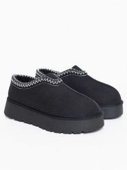 Blackfield Botki "Ben" w kolorze czarnym rozmiar: 37. Czarne botki Blackfield, bez wzorów, bez obcasa, na platformie, bez zapięcia. Za 173.99 zł.