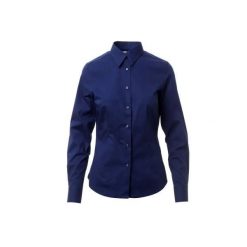 Koszula damska Payper Wear Florentia. Niebieskie koszule PAYPER WEAR, bez wzorów, z bawełny, bez kołnierzyka, bez ramiączek. Za 246.00 zł.