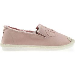 Espadryle damskie z plecionką różowe (38). Czerwone espadryle Inny, bez wzorów, bez obcasa, bez zapięcia. Za 49.00 zł.