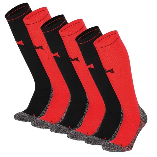 Skarpety kompresyjne do biegania Xtreme, 6 par, Multi Czerwony. Czerwone skarpety XTREME SOCKSWEAR, bez wzorów. W wyprzedaży za 242.82 zł.