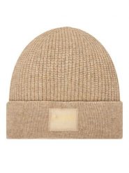 Guess Czapka AW5436 POL03 Beżowy. Brązowe czapki Guess, z aplikacjami, z materiału. Za 159.99 zł.