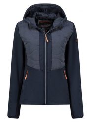 Geographical Norway Kurtka "Tignes" w kolorze granatowym rozmiar: M. Niebieskie kurtki sportowe Geographical Norway, m, bez wzorów, bez kaptura, outdoorowe. Za 178.79 zł.