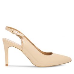 Sandały Lasocki. Brązowe sandały Lasocki, bez wzorów, bez obcasa, na szpilce, bez zapięcia. Za 249.99 zł.