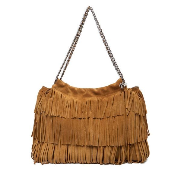 Torebka Tory Burch. Brązowe torebki klasyczne Tory Burch, bez wzorów, bez dodatków. Za 3,599.00 zł.