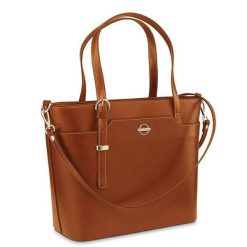 Torebka skórzana BETLEWSKI BVP-109 camelowa. Brązowe torebki klasyczne Betlewski, bez wzorów, ze skóry, bez dodatków. Za 439.00 zł.