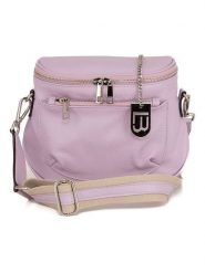 Lucca Baldi Skórzana torebka "Favara" w kolorze fioletowym - 24 x 19 x 7 cm rozmiar: onesize. Różowe torby na ramię Lucca Baldi, bez wzorów, z materiału, na ramię, bez dodatków. Za 252.99 zł.