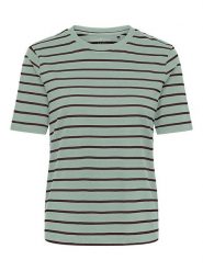 ONLY Koszulka w kolorze zielonym rozmiar: M. Zielone bluzki Only, m, bez wzorów, z bawełny, bez kołnierzyka, bez ramiączek. Za 56.95 zł.