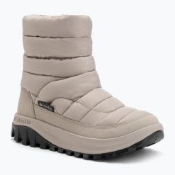 Śniegowce damskie Columbia Snowtrot Mid. Brązowe trapery i śniegowce Columbia. Za 389.99 zł.