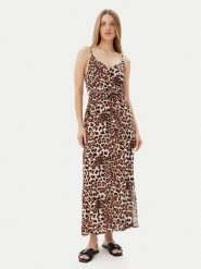 Vero Moda Sukienka letnia Easy 10307995 Brązowy Regular Fit. Brązowe sukienki Vero Moda, na lato, xl, bez wzorów, z wiskozy, bez kołnierzyka, bez ramiączek. Za 89.99 zł.
