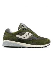 Saucony Sneakersy "Shadow 6000" w kolorze khaki rozmiar: 42,5. Brązowe trampki Saucony, bez wzorów, z materiału, bez zapięcia. Za 331.46 zł.