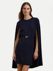 LAUREN RALPH LAUREN Sukienka koktajlowa 253963624002 Granatowy Slim Fit. Niebieskie sukienki Lauren Ralph Lauren, bez wzorów, z syntetyku, wizytowe, bez kołnierzyka, bez ramiączek. Za 959.99 zł.