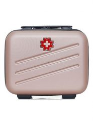 SWISS KOPPER Kosmetyczka "Zurich" w kolorze różowozłotym - 30 x 23 x 16 cm rozmiar: onesize. Różowe kufry i kosmetyczki SWISS KOPPER, bez wzorów, z materiału, bez dodatków. Za 73.99 zł.