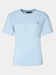 Napapijri T-Shirt S-Nina NP0A4H87 Błękitny Regular Fit. Niebieskie t-shirty Napapijri, m, bez wzorów, z bawełny, bez kołnierzyka, bez ramiączek. Za 79.99 zł.