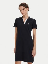 Beverly Hills Polo Club Sukienka codzienna P-SS26W-ABP526591-0298 Granatowy Regular Fit. Niebieskie sukienki Beverly Hills Polo Club, na co dzień, xs, bez wzorów, z bawełny, bez kołnierzyka, bez ramiączek, proste. Za 269.99 zł.