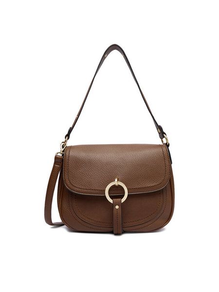 Lasocki Torebka C- LSK-K-063-06 Brązowy. Brązowe torebki klasyczne Lasocki, bez wzorów, z tworzywa sztucznego, bez dodatków. Za 179.99 zł.