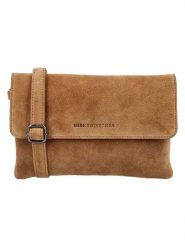 HIDE & STITCHES Skórzana torebka "Brazos" w kolorze jasnobrązowym - 24 x 16 x 5,5 cm rozmiar: onesize. Brązowe torby na ramię HIDE & STITCHES, bez wzorów, z materiału, na ramię, bez dodatków. Za 117.99 zł.