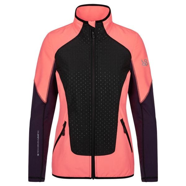 Kurtka softshell damska LOAP Uxula XS — Tecnosoft, pomarańczowa. Brązowe kurtki sportowe Lolë, xs, bez wzorów, z softshellu, bez kaptura. Za 252.99 zł.