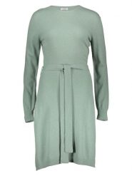 Replay Sukienka w kolorze zielonym rozmiar: M. Zielone sukienki Replay, m, bez wzorów, z kaszmiru, bez kołnierzyka, bez ramiączek, midi. Za 257.31 zł.