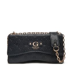 Torebka Guess. Czarne torebki klasyczne Guess, z aplikacjami, bez dodatków. Za 309.99 zł.