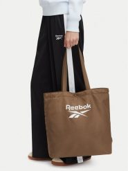 Reebok Torebka CWBEO-RBK-M-012-10 Brązowy. Brązowe shopper Reebok, bez wzorów, z materiału, bez dodatków. Za 69.99 zł.