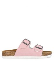 CRUZ Klapki Whitehill CR151945 Różowy. Czerwone klapki CRUZ, bez wzorów, ze skóry, bez obcasa. Za 169.99 zł.