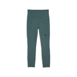 Damskie legginsy TAD ESSENTIALS o długości 7/8 PUMA. Zielone legginsy Puma, l, bez wzorów, z dzianiny, z podwyższonym stanem. Za 179.00 zł.