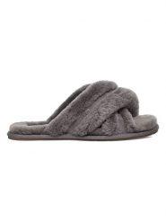 UGG Kapcie "Scuffita" w kolorze szarym z wełny jagnięcej rozmiar: 37. Szare obuwie domowe UGG, bez wzorów, z wełny, z otwartym noskiem, bez zapięcia. Za 302.35 zł.