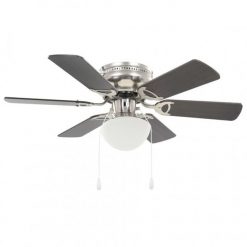 Wentylator sufitowy z lampą zdobiony 82cm ciemnobrązowy. Nawilżacze powietrza Vida. W wyprzedaży za 728.00 zł.