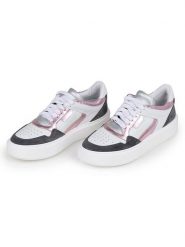 Anna Morellini Skórzane sneakersy "Ludia" w kolorze białym rozmiar: 38. Białe trampki Anna Morellini, bez wzorów, bez zapięcia. Za 321.39 zł.