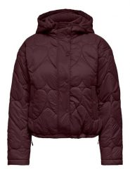 ONLY Kurtka przejściowa w kolorze bordowym rozmiar: M. Czerwone kurtki Only, m, bez wzorów, bez kaptura. Za 169.95 zł.