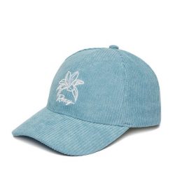 Czapka z daszkiem Roxy. Niebieskie czapki Roxy, bez wzorów. Za 39.99 zł.