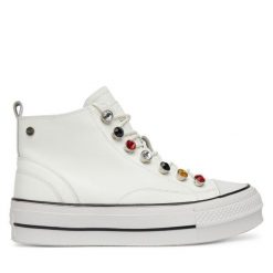 Trampki GOE. Białe trampki GOE, bez wzorów, bez zapięcia. Za 289.99 zł.