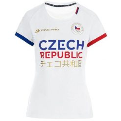 Koszulka Damska Alpine Pro Sachika XL - Oddychająca i Sportowa. Zielone koszulki sportowe Alpine Pro, bez wzorów, bez ramiączek. Za 149.99 zł.