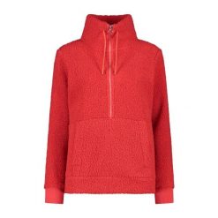 Kobieca bluza półzipowana CMP. Czerwone bluzy CMP, m, bez wzorów, bez kaptura. Za 323.50 zł.