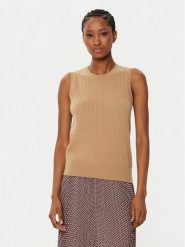 Tommy Hilfiger Sweter WW0WW43956 Beżowy Regular Fit. Brązowe swetry TOMMY HILFIGER, xs, bez wzorów, z syntetyku, bez ramiączek. Za 309.99 zł.