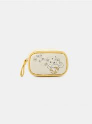 Kosmetyczka z nadrukiem Winnie the Pooh - kremowy. Białe kufry i kosmetyczki Sinsay, bez wzorów, z nadrukiem, bez dodatków. Za 15.99 zł.