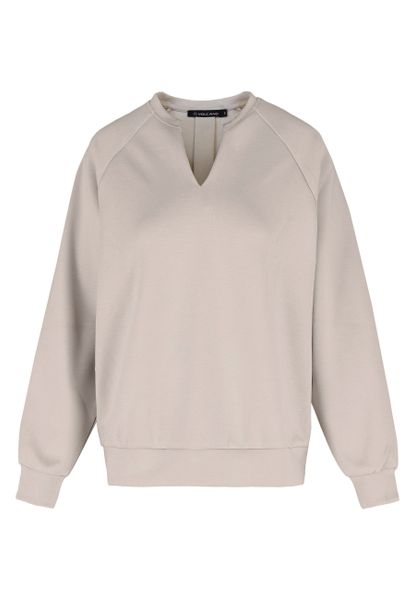 Bluza z dekoltem w serek B-KAYA. Brązowe bluzy Volcano, m, bez wzorów, z elastanu, bez kaptura. Za 149.99 zł.