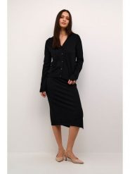 Kaffe Kardigan w kolorze czarnym rozmiar: L. Czarne kardigany Kaffe, l, bez wzorów, z wiskozy. Za 105.14 zł.